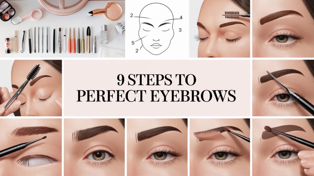 découvrez les 9 étapes essentielles pour obtenir des sourcils impeccables et mettre en valeur votre regard. suivez notre guide pour des sourcils parfaitement dessinés et harmonieux qui sublimeront votre visage.