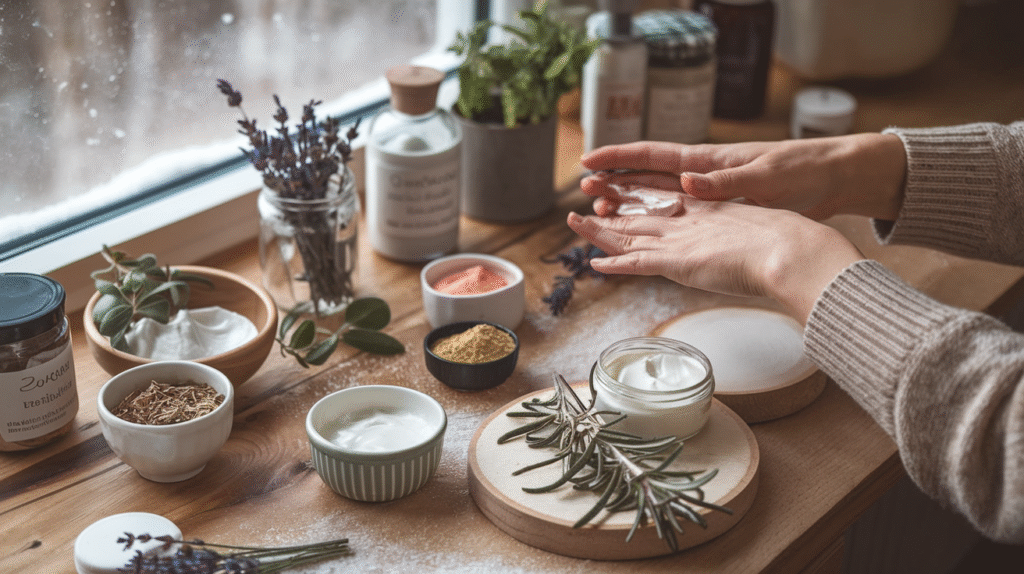 découvrez 12 soins maison efficaces pour garder vos mains douces et hydratées même pendant les rigueurs de l'hiver. protégez votre peau des agressions climatiques avec des recettes simples et naturelles.