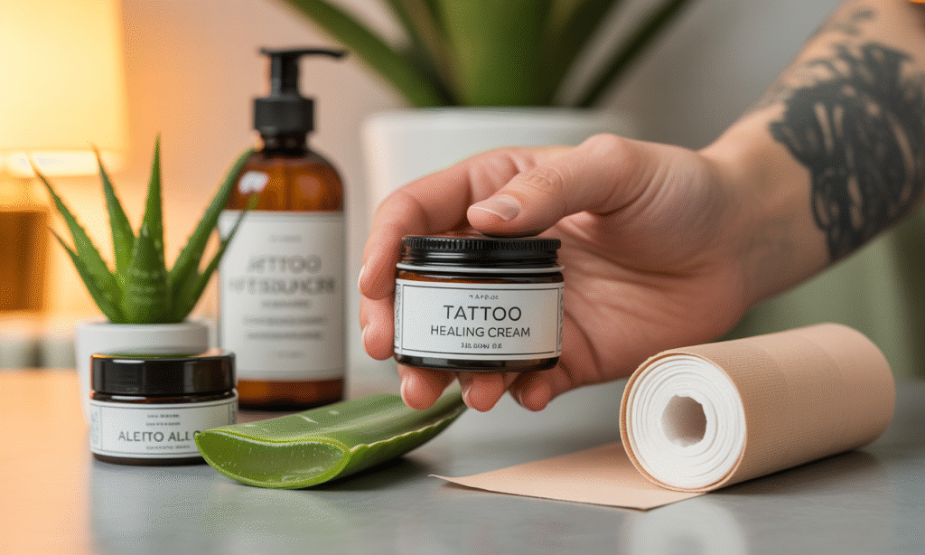 découvrez les meilleures crèmes à utiliser après un tatouage pour assurer une cicatrisation optimale. apprenez à choisir les produits adaptés qui favoriseront la guérison de votre peau tout en préservant la vibrance de votre encre.