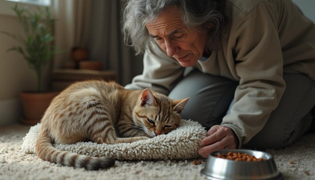 découvrez les signes indiquant qu'un chat qui ne mange plus est en fin de vie et apprenez quelles actions entreprendre pour l'accompagner et le soulager dans ses derniers moments.