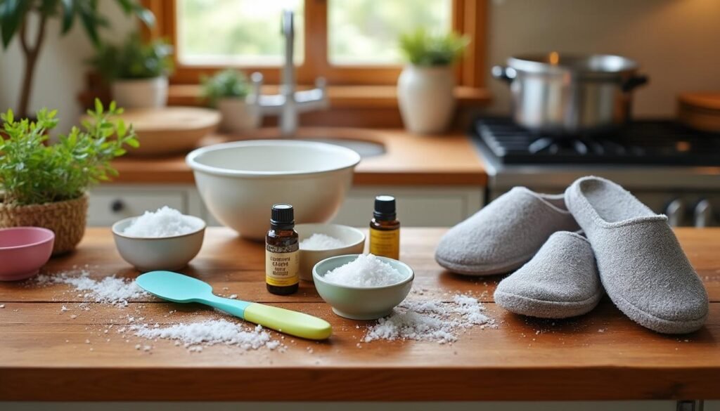 découvrez comment réaliser facilement des chaussons exfoliants maison avec des ingrédients naturels. suivez notre recette diy pour des pieds doux, lisses et parfaitement hydratés.