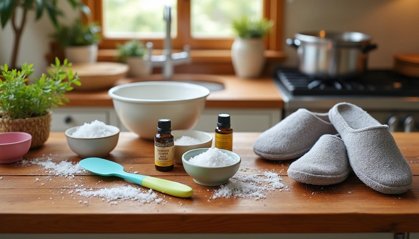 découvrez comment réaliser facilement des chaussons exfoliants maison avec des ingrédients naturels. suivez notre recette diy pour des pieds doux, lisses et parfaitement hydratés.