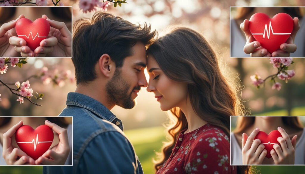 découvrez les 4 réactions physiques incontrôlables qui surviennent lors d'un coup de foudre. comprenez comment votre corps réagit quand l'amour frappe à la première rencontre !