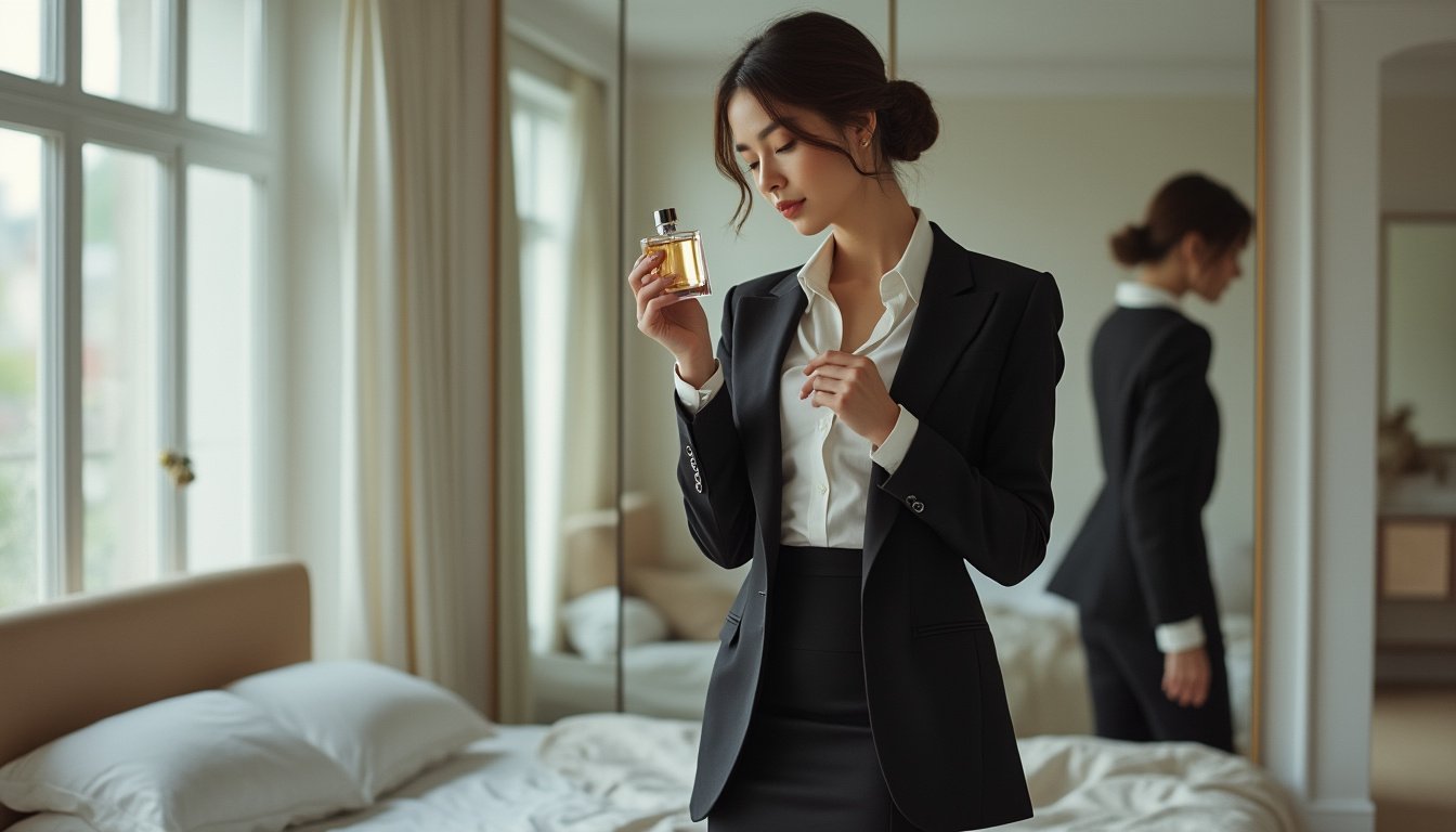 découvrez le parfum français irrésistible qu'isabella briggs a porté pendant le tournage de 'l'été où je suis devenue jolie'. un choix élégant et raffiné qui aurait sans doute séduit denise !