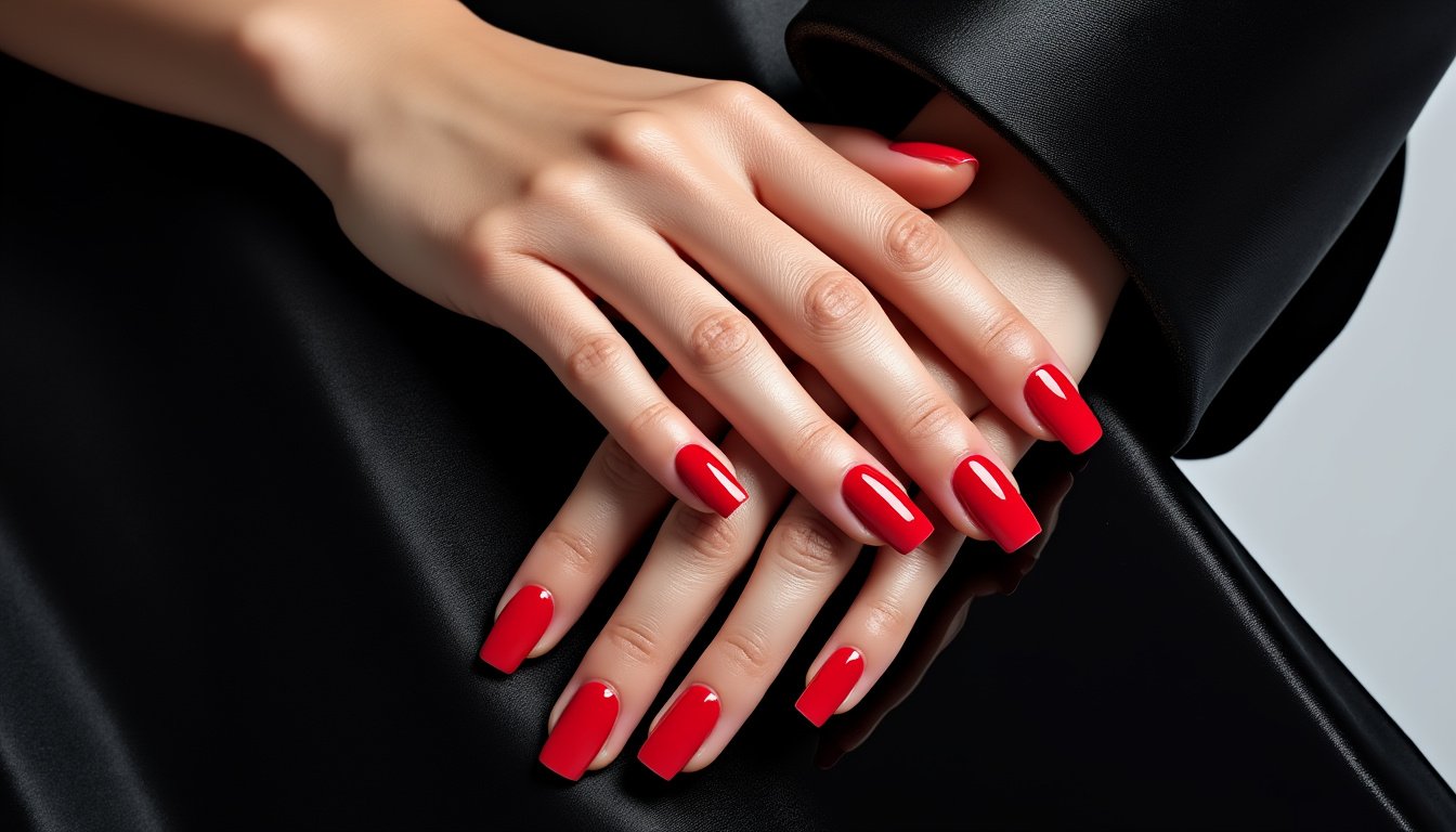 découvrez la manucure française délicate de meghann fahy, une interprétation élégante et subtile des ongles de fête, idéale pour un look raffiné et sophistiqué lors de vos grandes occasions.