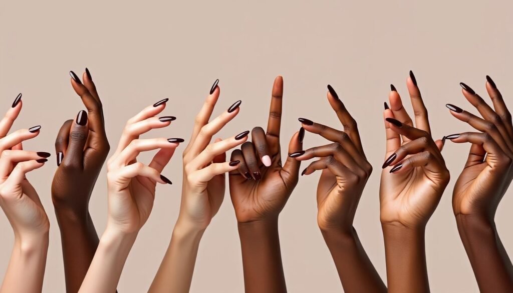 découvrez 7 idées élégantes de manucures bicolores avec la french manucure brune. inspirez-vous de ces incontournables pour sublimer vos ongles avec style et modernité.