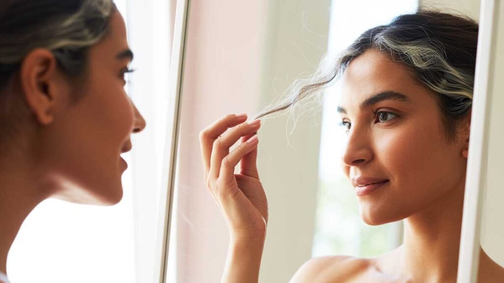 Arracher ses cheveux blancs : le faux geste qui fragilise vos racines capillaires cheveux blancs