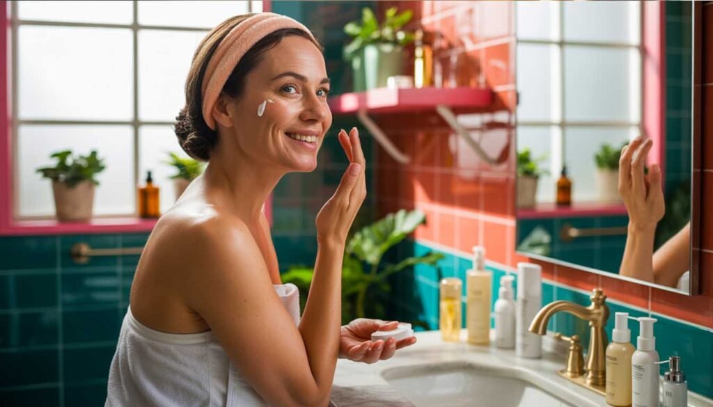 massage du visage après 40 ans