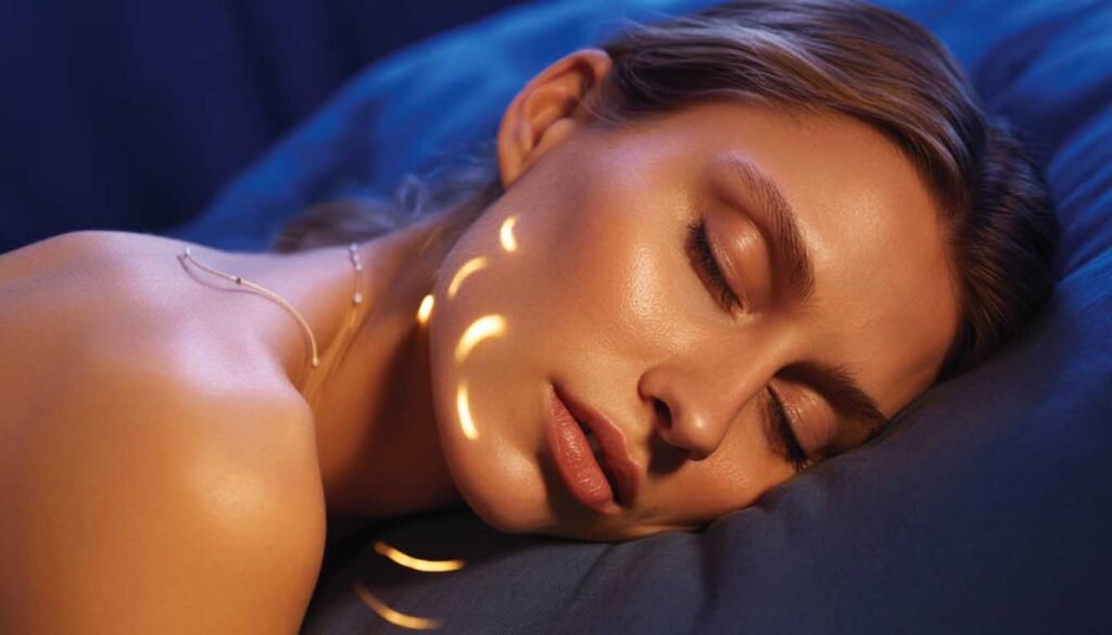 routine de nuit peau
