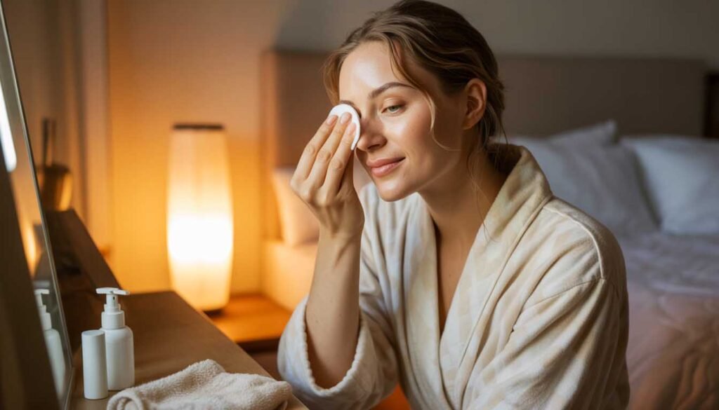 se coucher maquillée