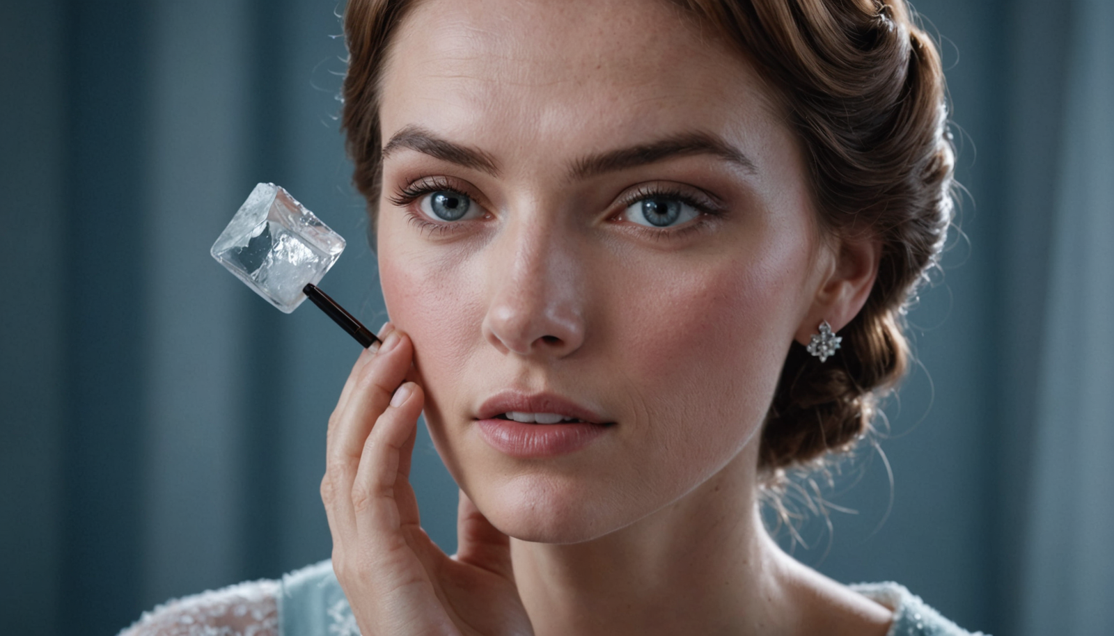 apprenez à fixer votre maquillage sans spray ni poudre grâce à une astuce glacée traditionnelle, transmise de génération en génération pour un teint parfait toute la journée.