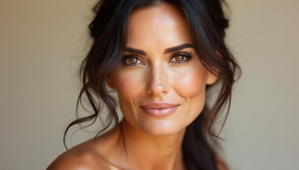 découvrez les secrets beauté de demi moore, élue plus belle femme du monde, qui fête ses 63 ans avec une peau éclatante grâce à sa philosophie du « moins c'est plus ».