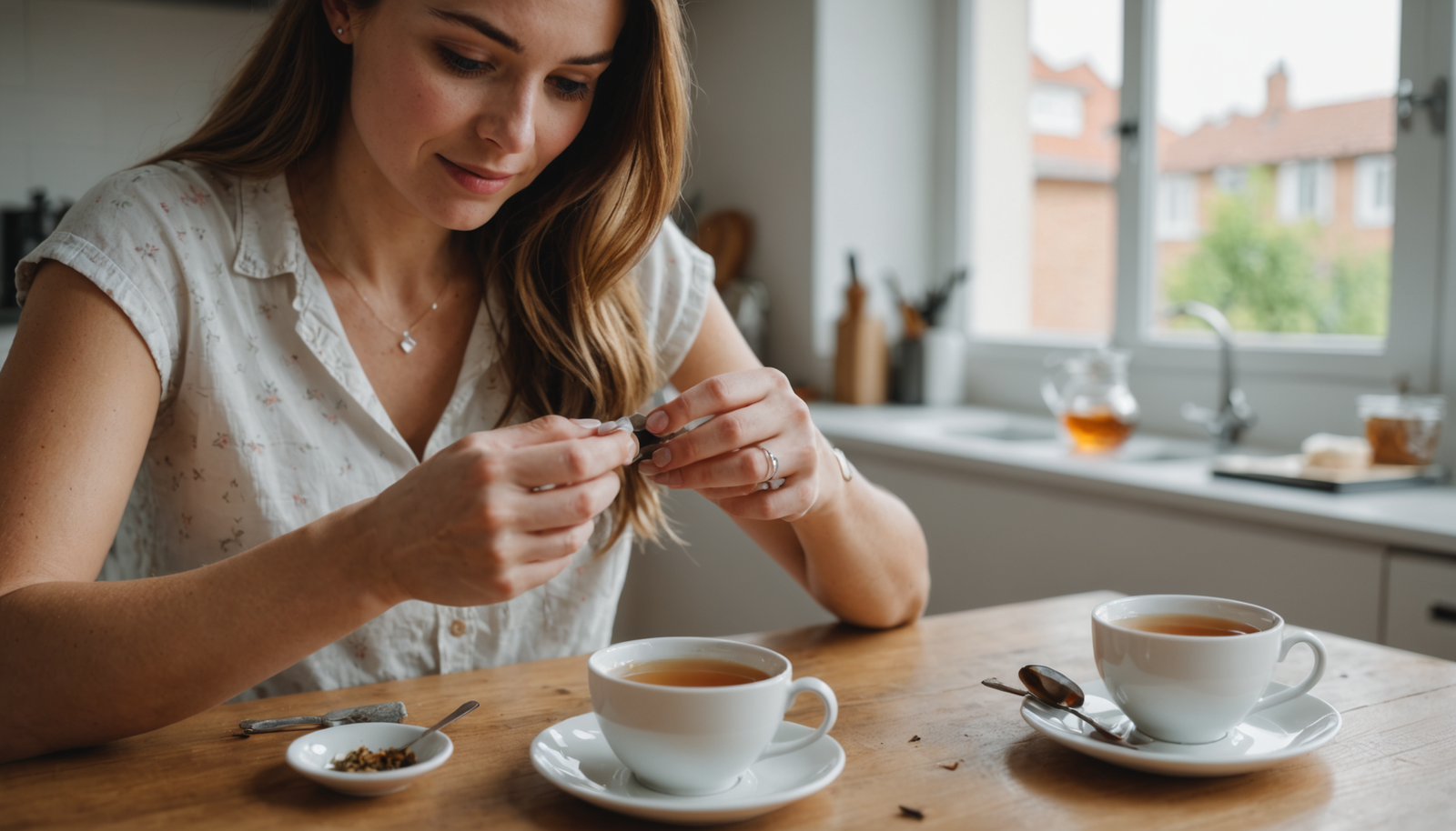 découvrez comment réparer rapidement un ongle fendu en quelques minutes grâce à une astuce surprenante avec un sachet de thé, validée par une experte en soins des ongles.