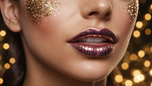 découvrez l'astuce gratuite pour des lèvres scintillantes et un maquillage pailleté éclatant qui illumineront votre visage en un instant.