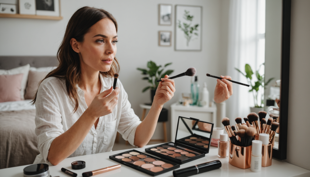 découvrez les astuces beauté économiques de nadia bartel pour un maquillage glam complet à seulement 233 $. apprenez à sublimer votre look sans dépenser une fortune.