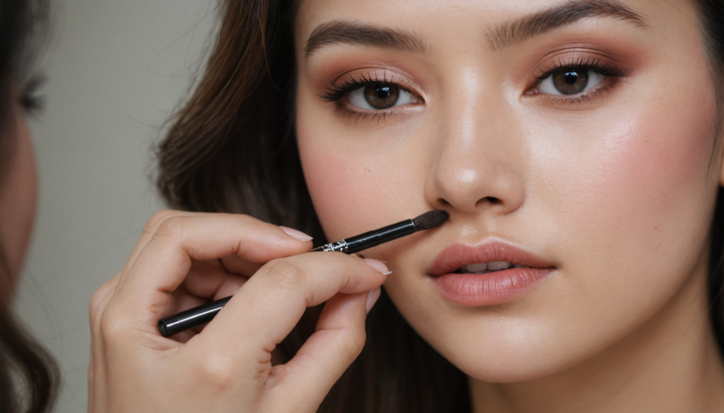 apprenez comment utiliser un fard à paupières pour sublimer et donner du volume à vos lèvres rapidement et facilement.