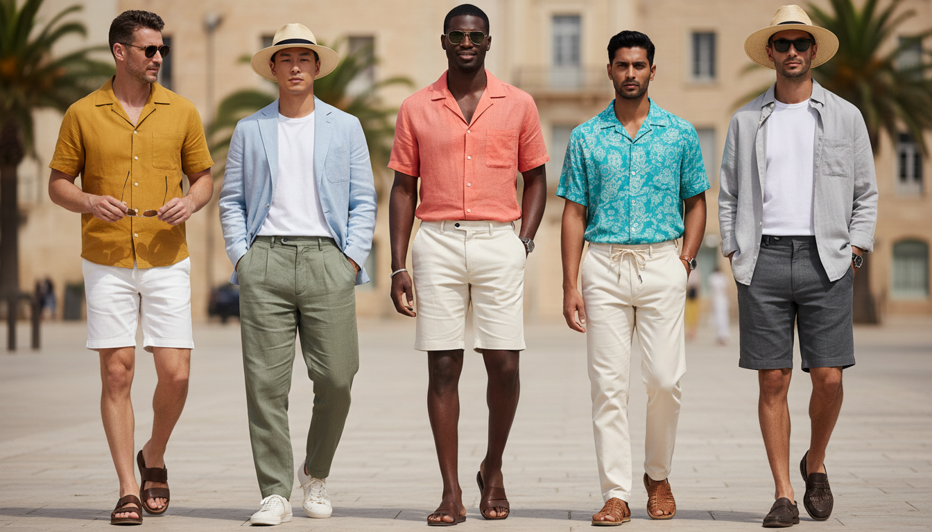 découvrez les tendances mode homme pour l'été : couleurs, matières légères et tenues stylées pour un look estival réussi.