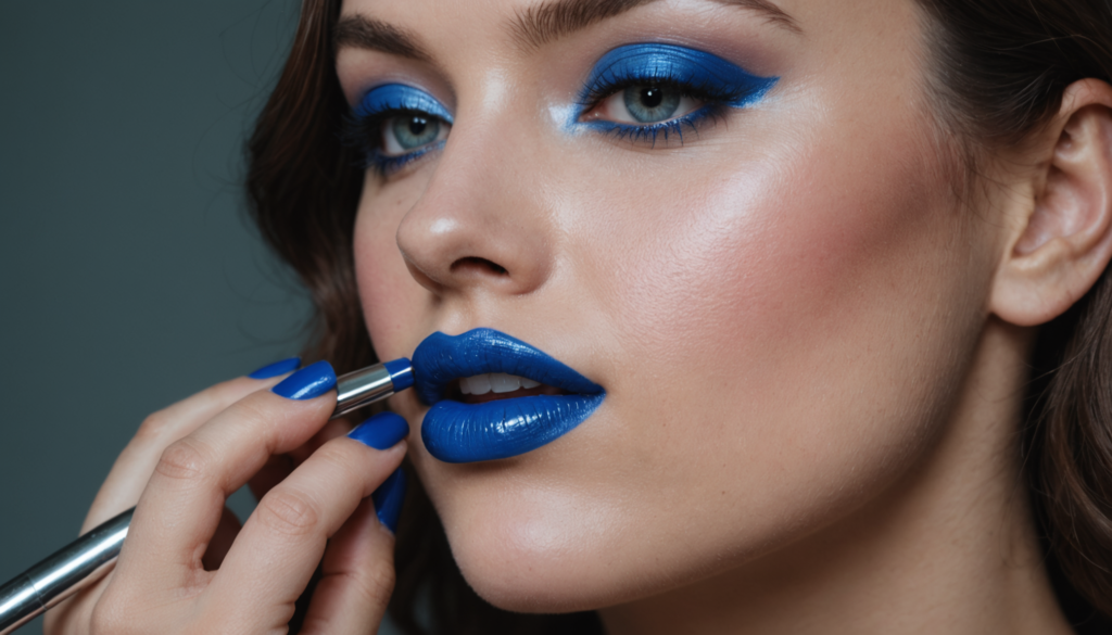 découvrez le gloss bleu, l'astuce vintage incontournable des maquilleurs pour sublimer toutes les beautés avec une touche unique et éclatante.