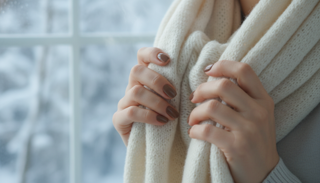 Ongles d’hiver : idées de manucure et textures chaleureuses découvrez des idées de manucure hivernale avec des textures chaleureuses pour sublimer vos ongles pendant la saison froide.