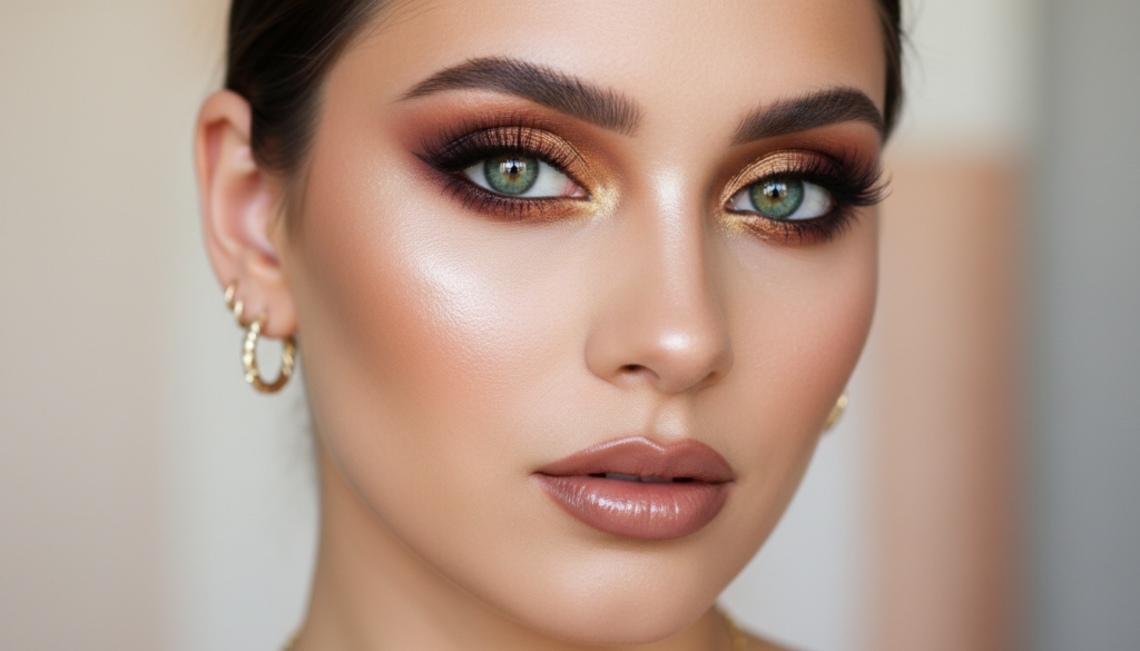 découvrez des idées de maquillage adaptées aux yeux verts et les palettes recommandées pour sublimer votre regard.