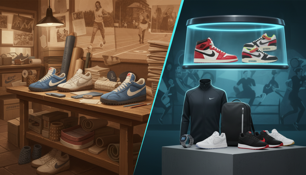 découvrez l'histoire de nike, de ses origines à ses modèles iconiques, en passant par l'évolution de ses logos célèbres.