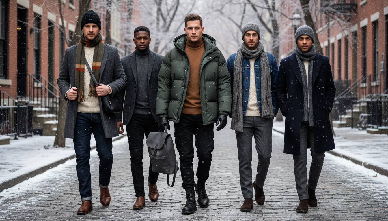 découvrez les tenues d'hiver pour homme, tendance et faciles à porter, alliant confort et style pour affronter la saison avec élégance.