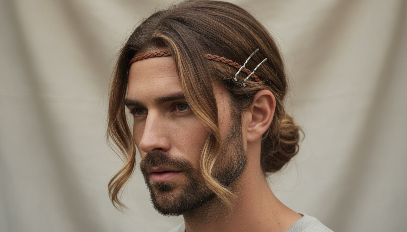 découvrez notre guide complet pour l'entretien des cheveux longs chez les hommes et explorez des idées de coiffures tendance faciles à réaliser.