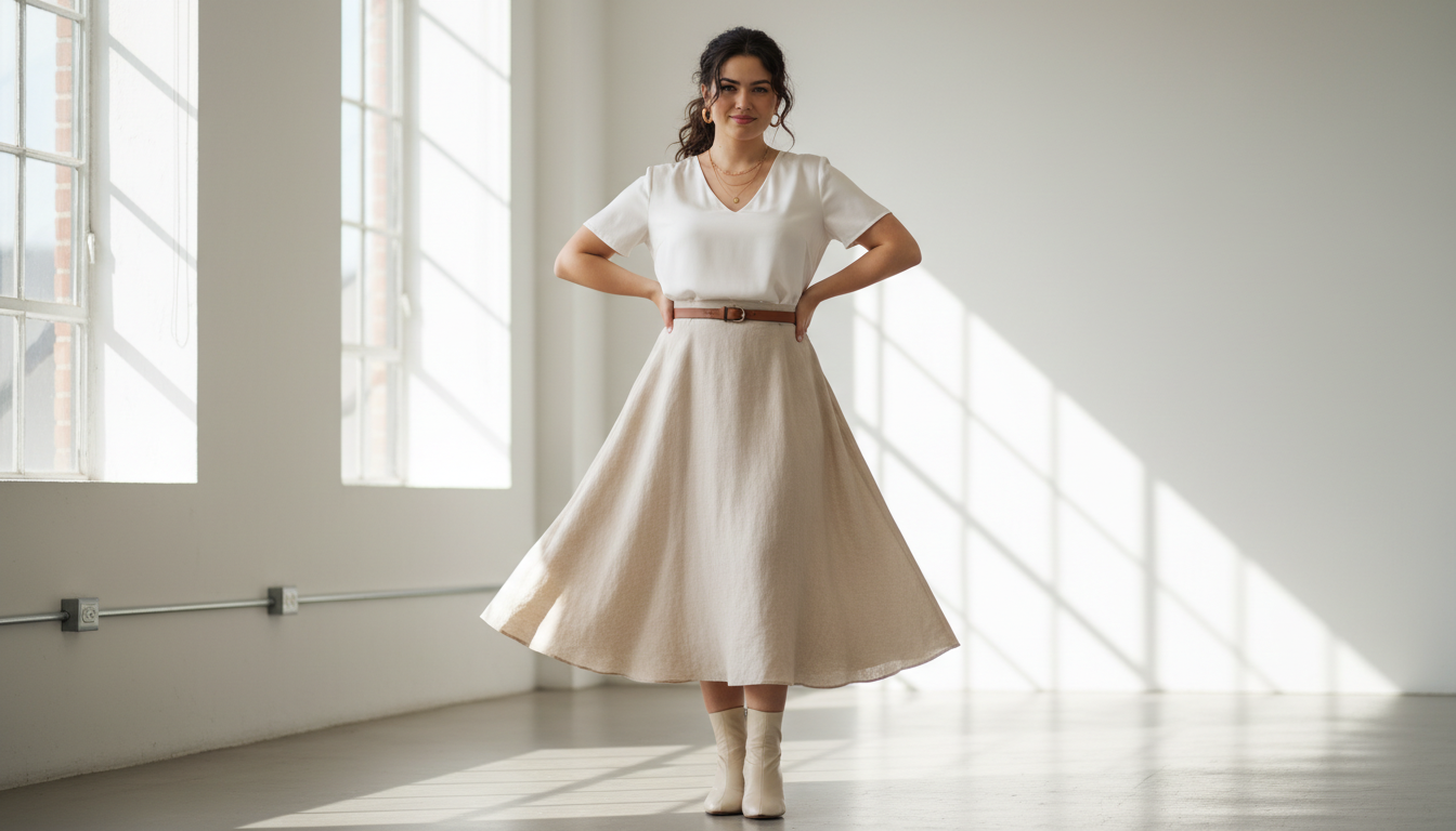 découvrez quelles jupes choisir pour équilibrer une silhouette avec des hanches larges et mettre en valeur votre style avec élégance.