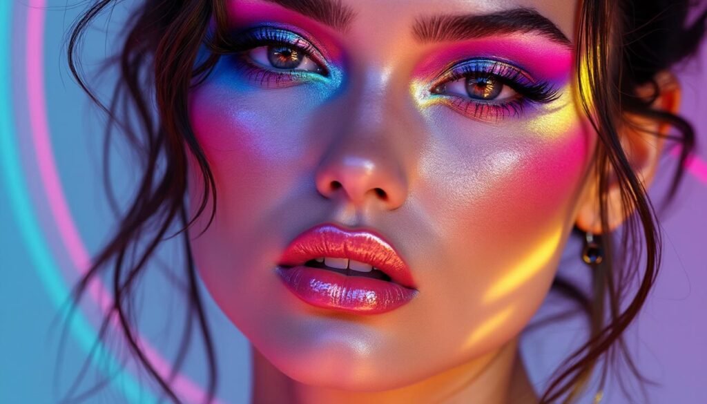 découvrez le retour triomphal de la couleur iconique des années 80 qui illumine à nouveau nos maquillages avec éclat et style.