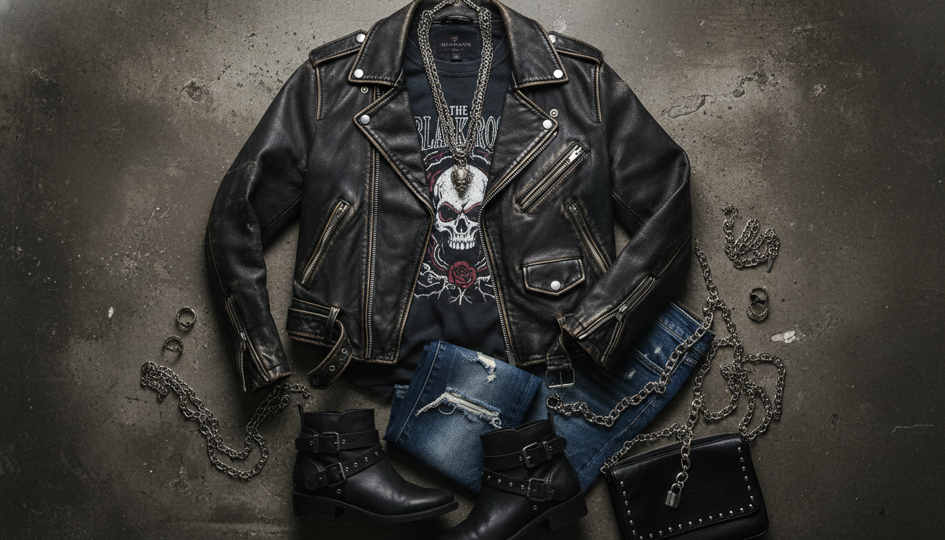 découvrez comment adopter le style rock avec les pièces clés, les matières incontournables et les accessoires essentiels pour un look audacieux et tendance.