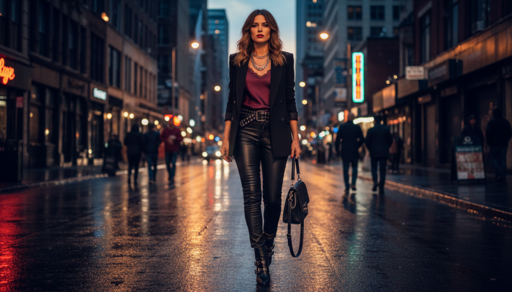 découvrez comment adopter le style rock avec les pièces clés, les matières incontournables et les accessoires essentiels pour un look audacieux et tendance.