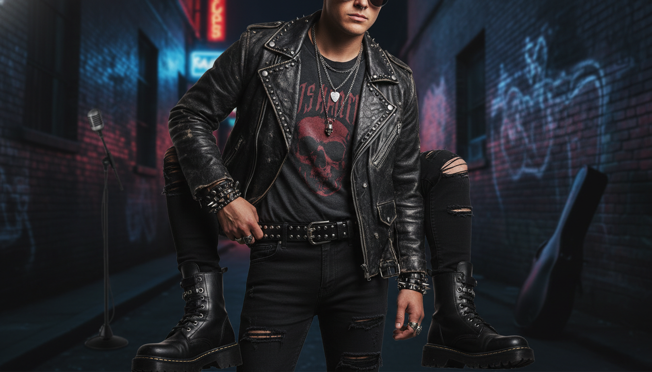 découvrez comment adopter le style rock avec les pièces clés, les matières incontournables et les accessoires essentiels pour un look audacieux et tendance.