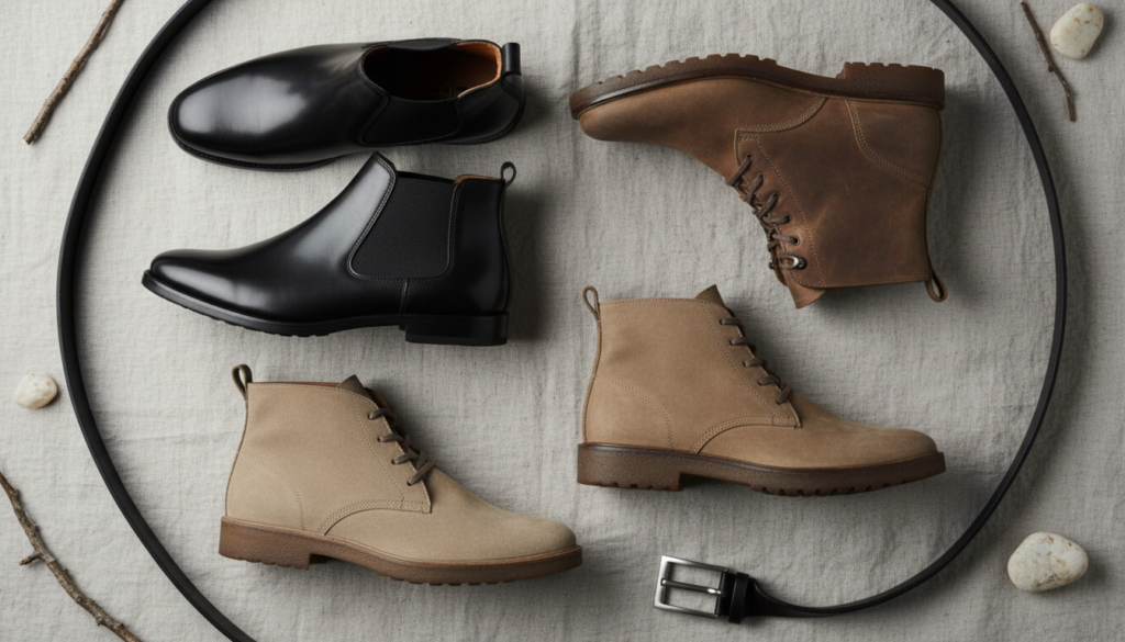 découvrez notre sélection de bottines homme alliant marques de référence et qualité exceptionnelle pour un style élégant et durable.