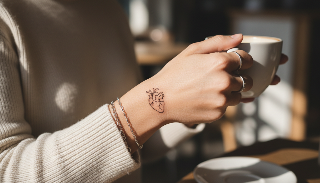 découvrez des idées créatives de tatouages de cœur et les meilleurs emplacements pour sublimer votre peau avec ce symbole d'amour et de passion.