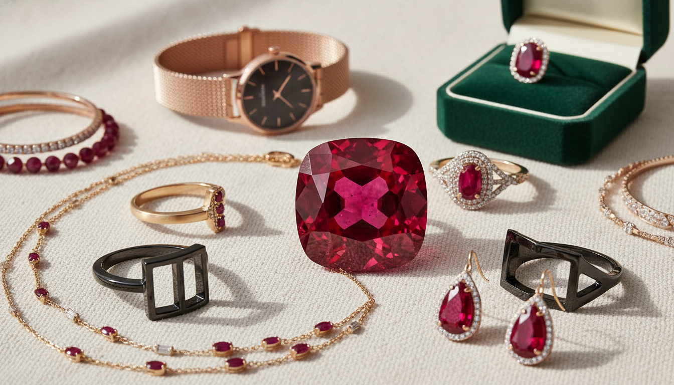 découvrez les propriétés et la valeur du rubis ainsi que des idées élégantes de montures pour sublimer cette pierre précieuse.