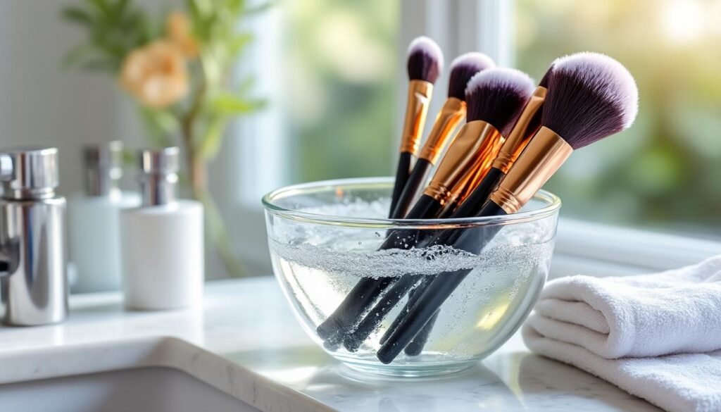 découvrez les conseils d'experts dermatologues pour nettoyer parfaitement vos pinceaux de maquillage et prévenir les imperfections cutanées.
