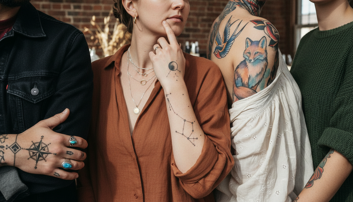 découvrez tout sur le tatouage : ses significations profondes, ses styles variés, et trouvez l'inspiration pour votre prochain dessin corporel unique.