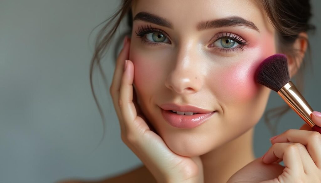 découvrez une technique bluffante pour appliquer votre blush et sublimer votre visage avec un effet lifting sans chirurgie, pour un look naturel et éclatant.