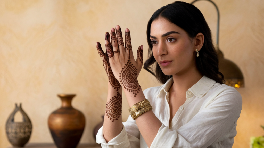 Henné sur les mains : quelle est sa signification culturelle ? Henné sur les mains : quelle est sa signification culturelle ?
