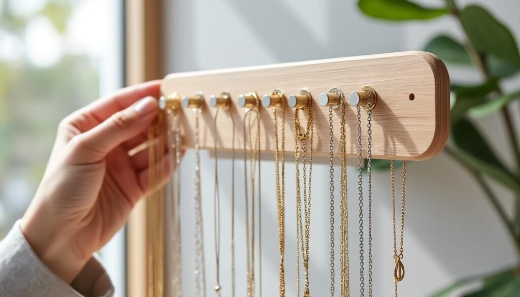 découvrez l'astuce de styliste incontournable pour organiser vos bijoux facilement et éviter les colliers emmêlés. simplifiez votre rangement avec cette méthode révolutionnaire !