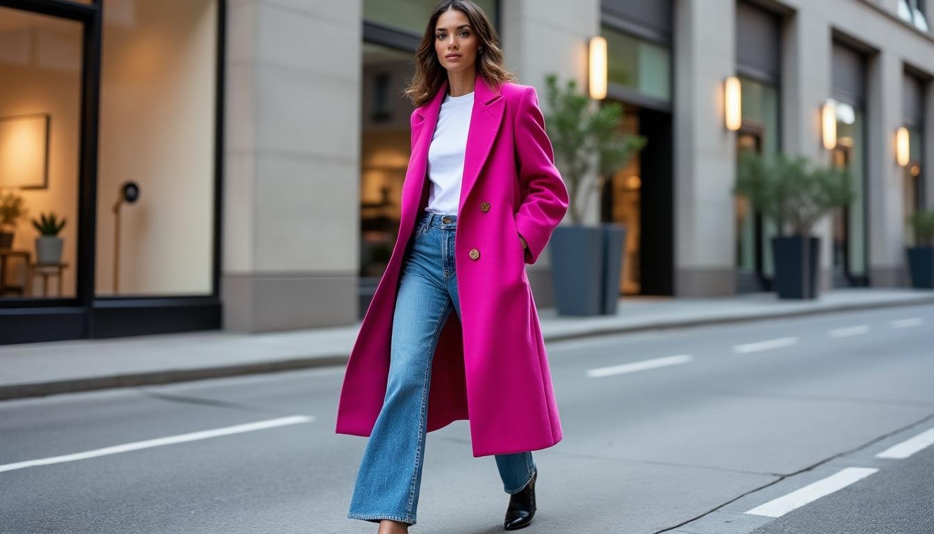 découvrez comment porter un manteau rose avec style en associant les bonnes couleurs et matières pour un look harmonieux et tendance.