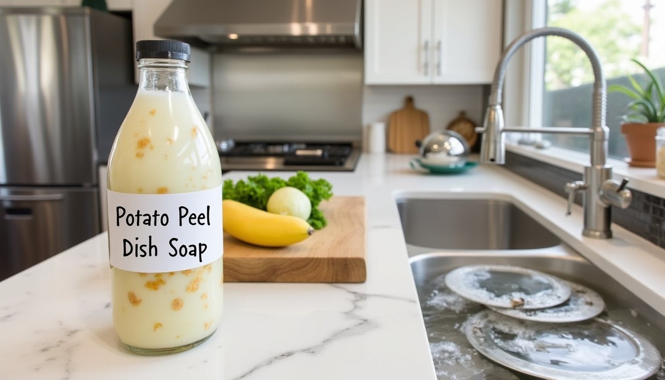 découvrez mon expérience inattendue avec un liquide vaisselle maison fabriqué à partir d'épluchures de pommes de terre. une recette écologique, économique et étonnamment efficace à tester chez vous !