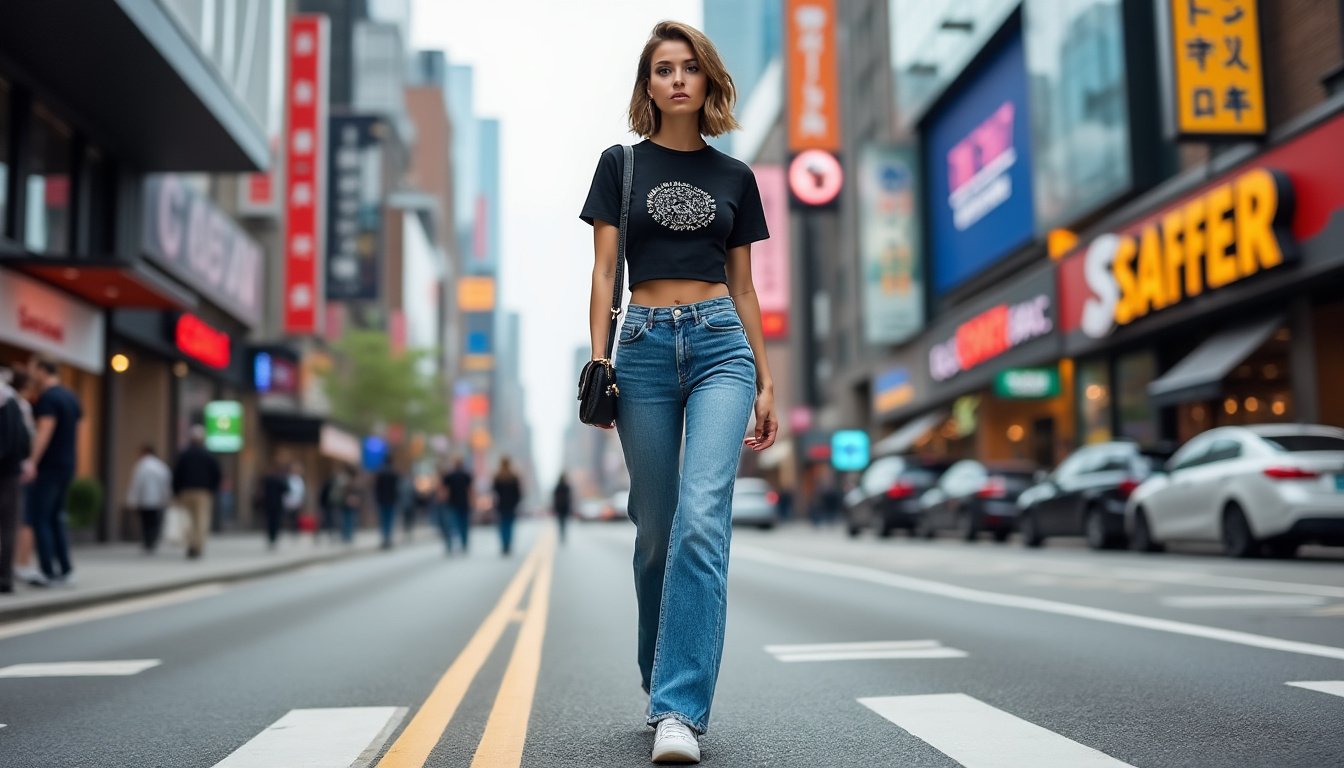 découvrez nos idées de looks tendances avec le jean flare et nos astuces pour sublimer toutes les silhouettes.