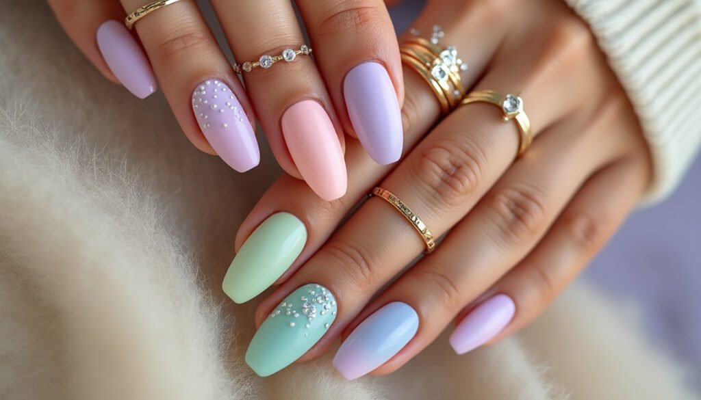 découvrez les tendances ongle pastel : explorez les teintes douces, les formes élégantes et les associations parfaites pour un look tendance et raffiné.