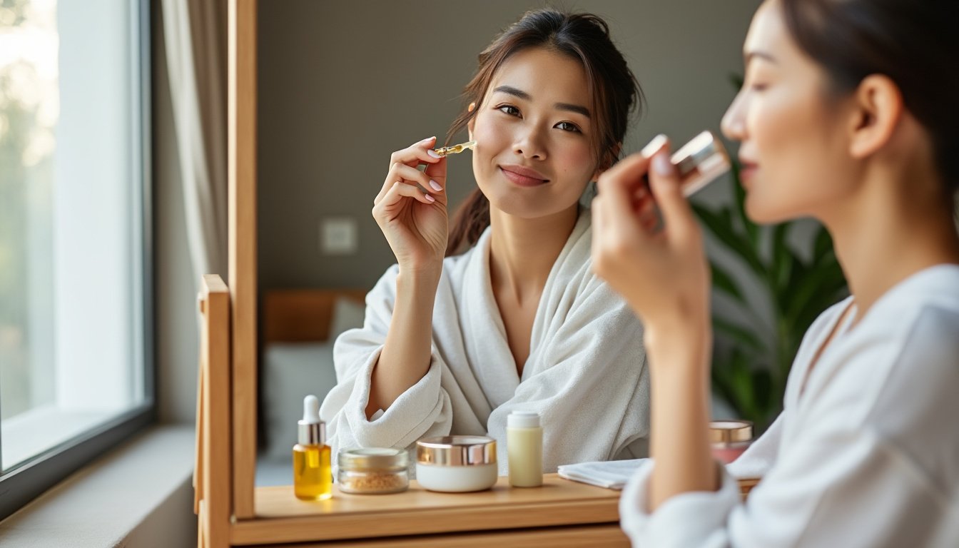 découvrez le rituel beauté secret de laury thilleman avec son sérum, crème et huile enchantée pour sublimer et révéler l'éclat naturel de votre peau au quotidien.