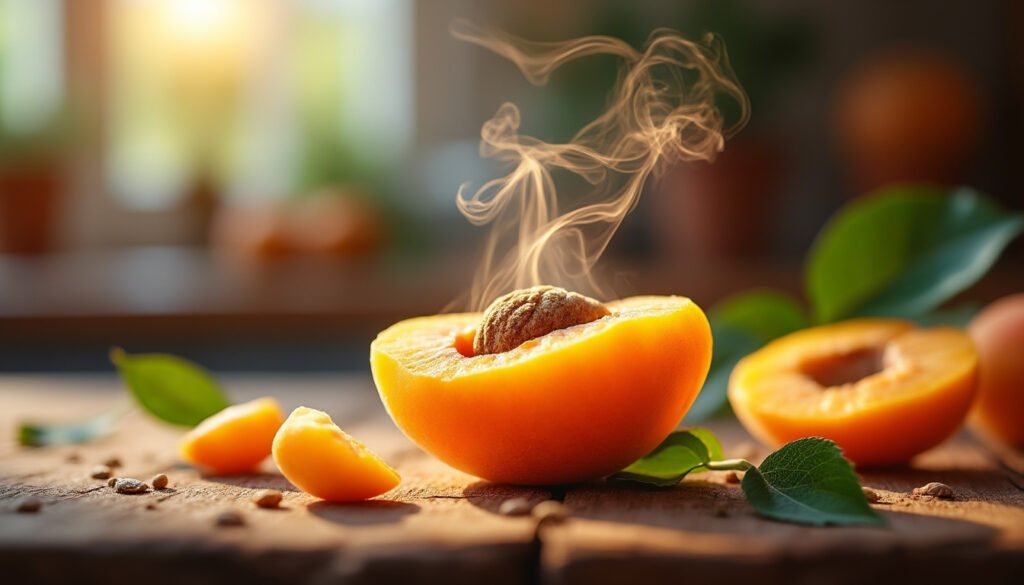 découvrez comment l'ouverture d'un noyau d'abricot a révélé un secret naturel qui embaume délicatement toute la maison, éveillant curiosité et sensations uniques.
