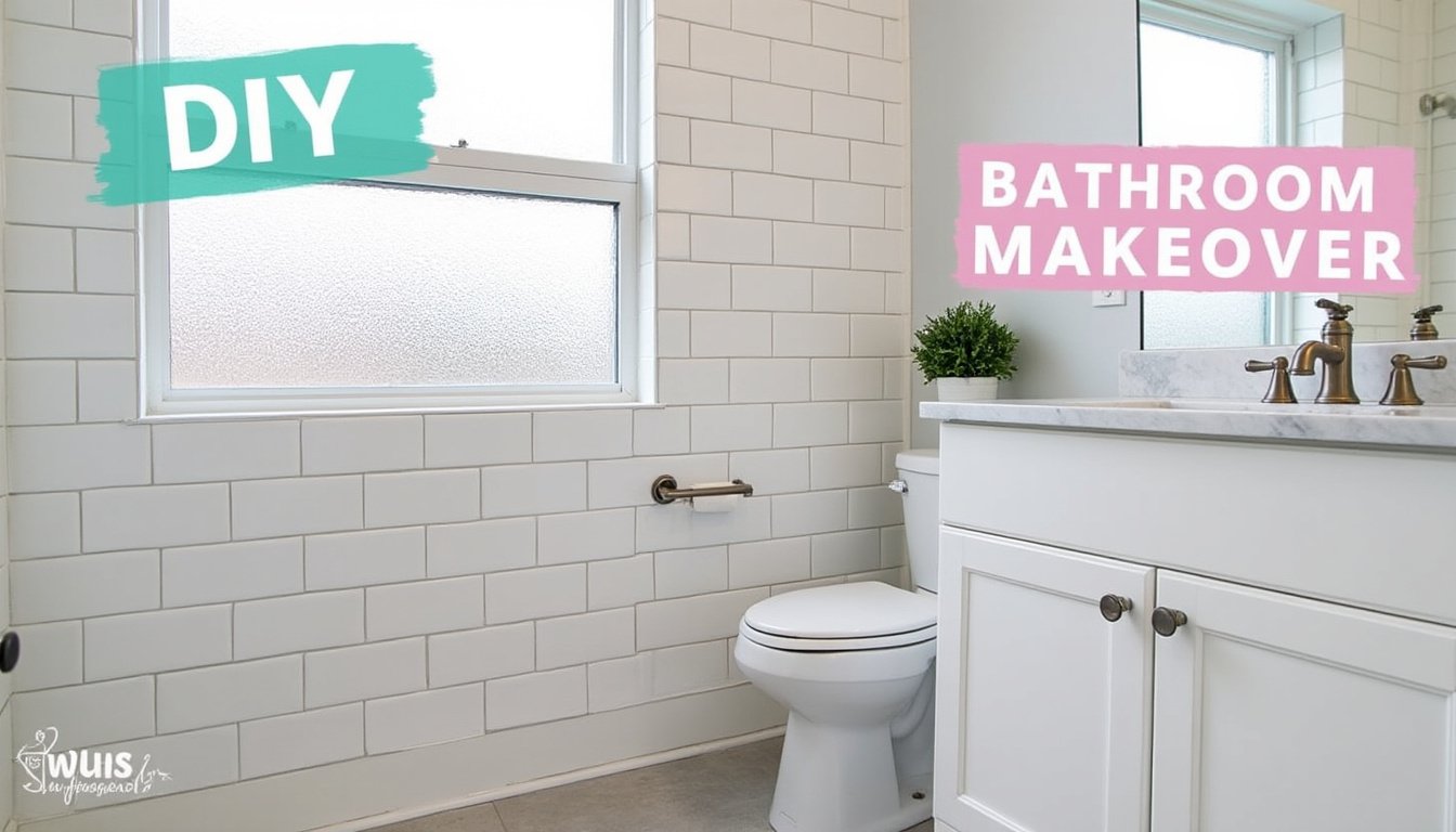 découvrez comment elle a transformé sa salle de bain pour moins de 100 €, évitant les travaux lourds, malgré ses craintes de tout détruire. une métamorphose simple et économique.