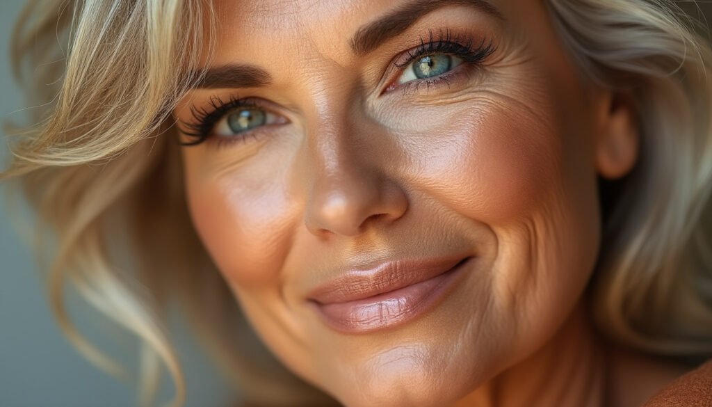 découvrez le secret d’un maquilleur pour un hâle naturel et éclatant avec aquabronze après 50 ans, pour sublimer votre peau mature en toute élégance.