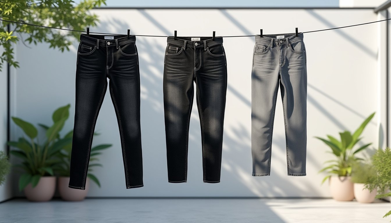 découvrez l'astuce naturelle de grand-mère pour préserver la couleur intense de vos jeans noirs et les garder éclatants plus longtemps.