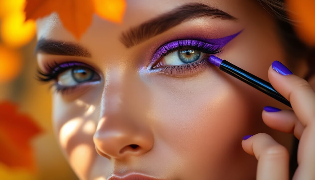 découvrez le secret du crayon violet et sublimez votre regard cet automne en un geste simple et rapide. apportez éclat et profondeur à vos yeux avec notre astuce beauté incontournable.